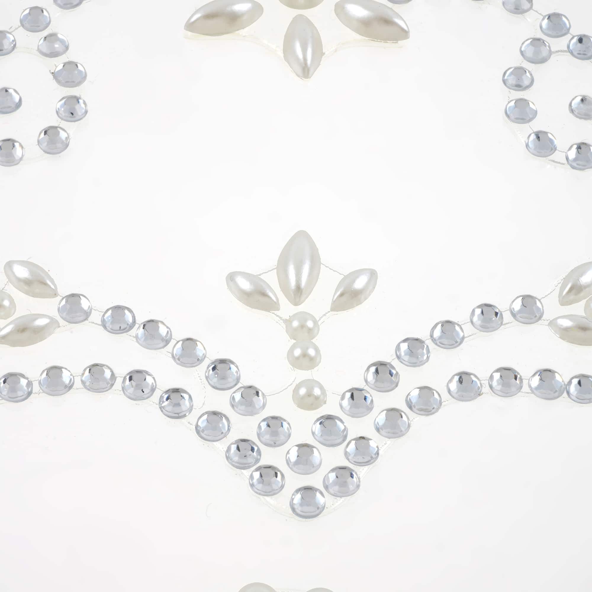 Silver Gem & Satin Pearl Bling Stickers by Recollections™